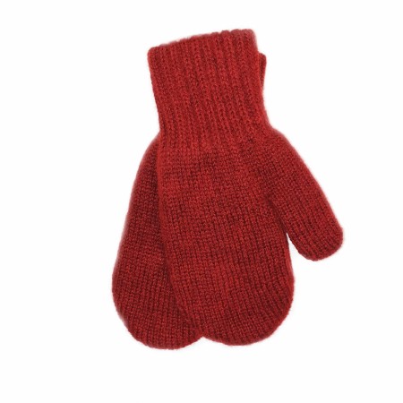 Vilnonės dvigubos kumštinės pirštinės 6-7 metų