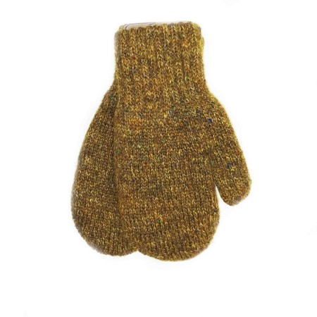 Vilnonės dvigubos kumštinės pirštinės 5-6 metų