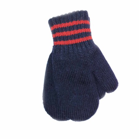 Vilnonės dvigubos kumštinės pirštinės 5-6 metų