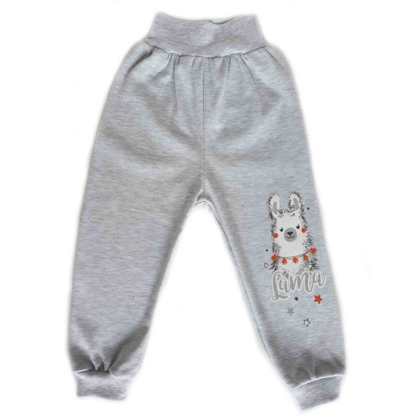 Kelnės "Lama" pilka/oranžinė Kelnės "Lama" pilka/oranžinė